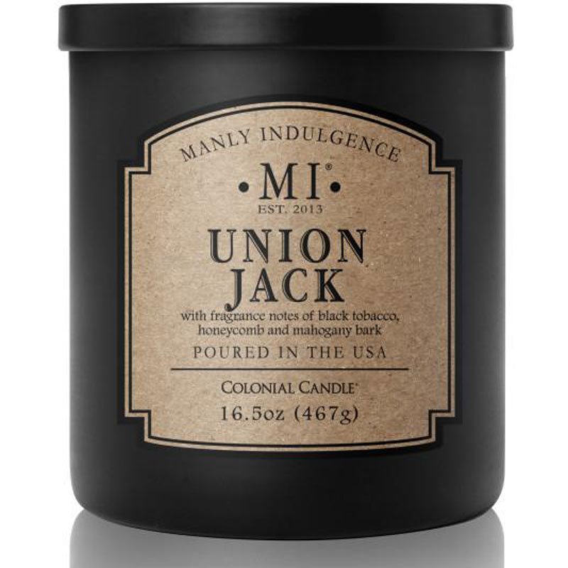 Colonial Candle sojowa świeca zapachowa w szkle 16.5 oz 467 g - Union Jack