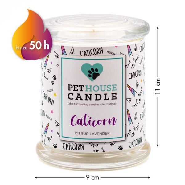 PetHouse Candle sojowa świeca zapachowa neutralizująca zapach - Caticorn Citrus & Lavender