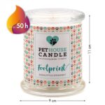 PetHouse Candle sojowa świeca zapachowa neutralizująca zapach - Footprint Eucalyptus Spearmint