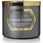 Colonial Candle Luxe sojowa świeca zapachowa w szkle 3 knoty 14.5 oz 411 g - Davana Flower