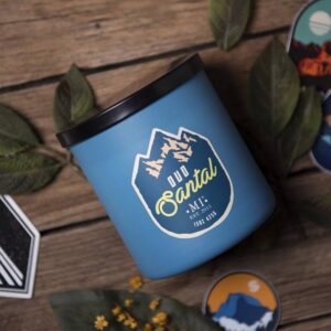 Colonial Candle All American męska sojowa świeca zapachowa w szkle 15 oz 425 g - Oud Santal