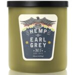 Colonial Candle All American męska sojowa świeca zapachowa w szkle 15 oz 425 g - Hemp & Earl Grey