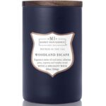 Colonial Candle sojowa świeca zapachowa w szkle drewniany knot 20 oz 566 g - Woodland Escape