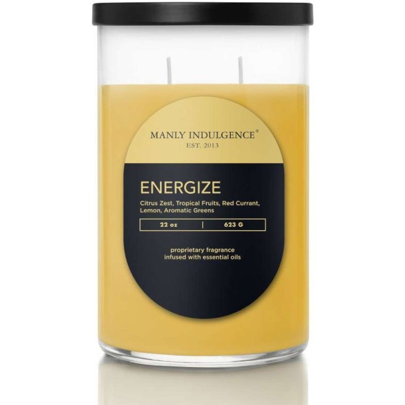 Colonial Candle Contemporary męska sojowa świeca zapachowa w szkle 22 oz 623 g - Energize