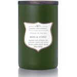 Colonial Candle sojowa świeca zapachowa w szkle drewniany knot 20 oz 566 g - Moss & Stone