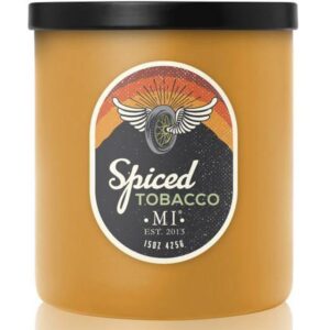 Colonial Candle All American męska sojowa świeca zapachowa w szkle 15 oz 425 g - Spiced Tobacco