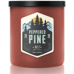 Colonial Candle All American męska sojowa świeca zapachowa w szkle 15 oz 425 g - Peppered Pine