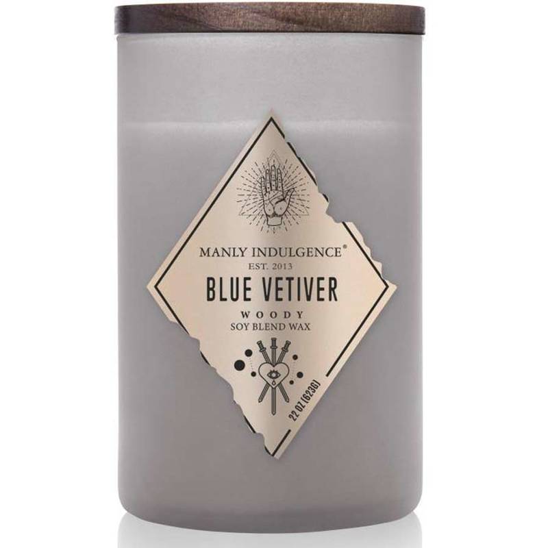 Colonial Candle Rebel sojowa męska świeca zapachowa w szkle 22 oz 623 g - Blue Vetiver